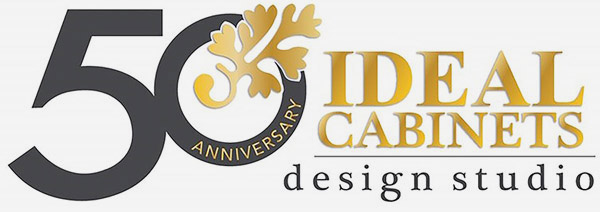 ideal cabinets 50th anniversary logo