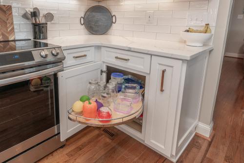 becky ross yonts kitchen design white base cabinets with pull out shelf