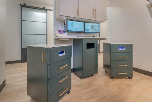 julia fitch thorn dental cabinet design gray standalone cabinets