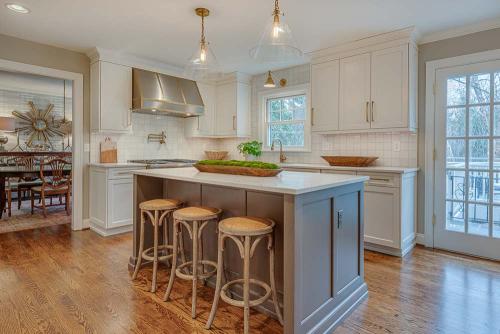 ideal cabinets lara lee strickler churchill kitchen design gray island