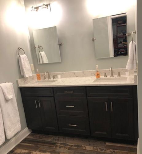 ideal cabinet's julia fitch entwistle bathroom vanity design