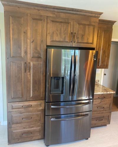 ideal cabinets adriana stevers kitchen design fuqua wood cabinets stainless appliances