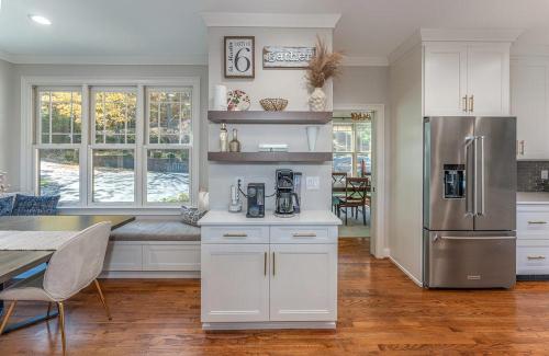 ideal cabinets dean saltus design martin kitchen white cabinets with open wall shelves