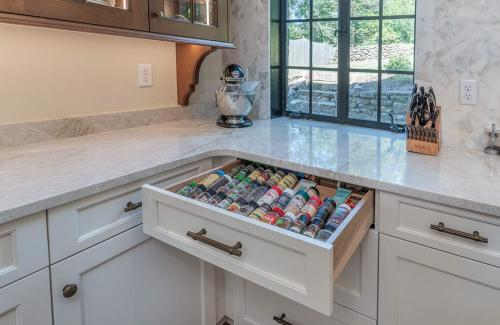 ideal cabinets lara lee strickler nichols kitchen design spice drawer