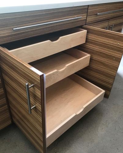 ideal cabinets lara lee strickler modern pearman kitchen design pullout cabinet shelves 