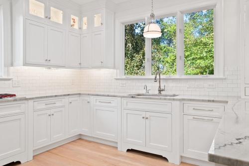 victoria bomardieri ideal cabinets kitchen design project white cabinetry marble countertop in virginia