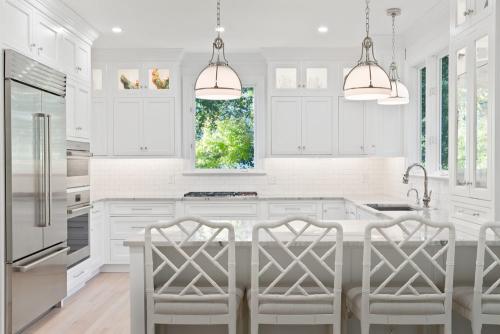 victoria bomardieri ideal cabinets kitchen design project white cabinetry marble countertop in virginia