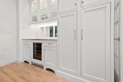 victoria bomardieri ideal cabinets kitchen design project white cabinetry marble countertop in virginia